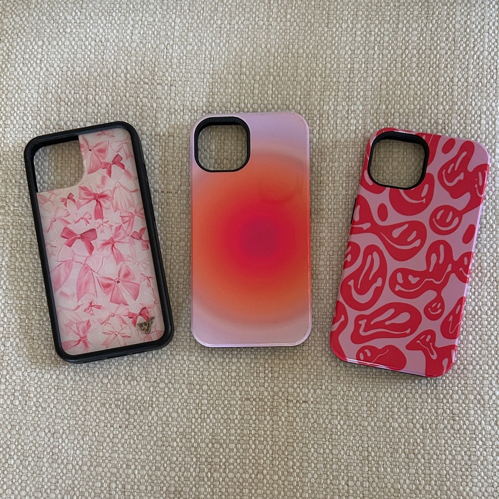 Stylish Pink and Red IPhone 13 Cases